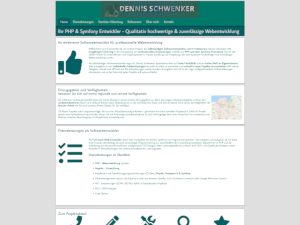 Alte Website d-schwenker.de Startseite